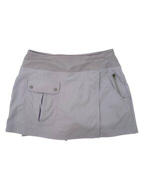 Title Nine Womens Lavender Athletic Skort Built-In Shorts Size M Stretch Fabric